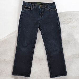 Lauren Jeans Ralph Lauren Capris - Dark Blue Women’s Classic Straight Leg - 10
